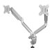 FELLOWES Bras Porte-Ecrans Double Gris