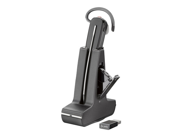 HP Poly Savi 8245 DECT 1880-1900 MHz Headset +USB-A to USB-C Cable +D400-EURO