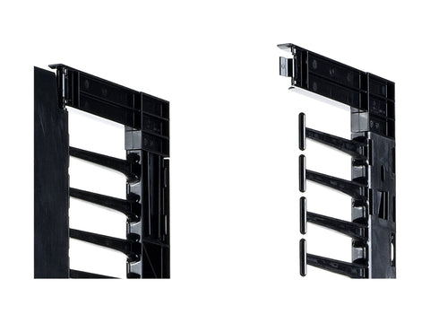 APC Valueline Vertical Cable Manager for 2 and 4 Post Racks 84p X 12p Single-Sided with Door