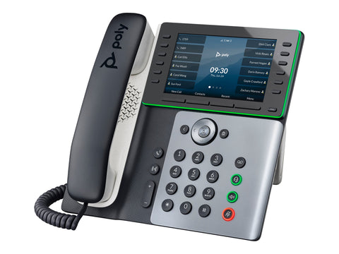 HP Poly Edge E550 IP Phone and PoE-enabled