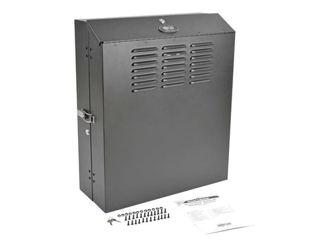 EATON TRIPPLITE SmartRack 4U Low-Profile Vertical-Mount Switch-Depth Wall-Mount Rack Enclosure Cabinet