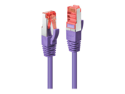 LINDY Cat.6 S/FTP Cable Purple 7.5m Patch Cable