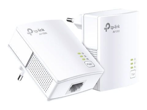 TP-LINK AV1000 Powerline Starter Kit 1 Gigabit Port 1000Mops Powerline