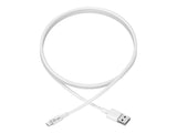 EATON TRIPPLITE USB-A to Lightning Sync/Charge Cable MFi Certified - White M/M USB 2.0 3ft. 0.91m