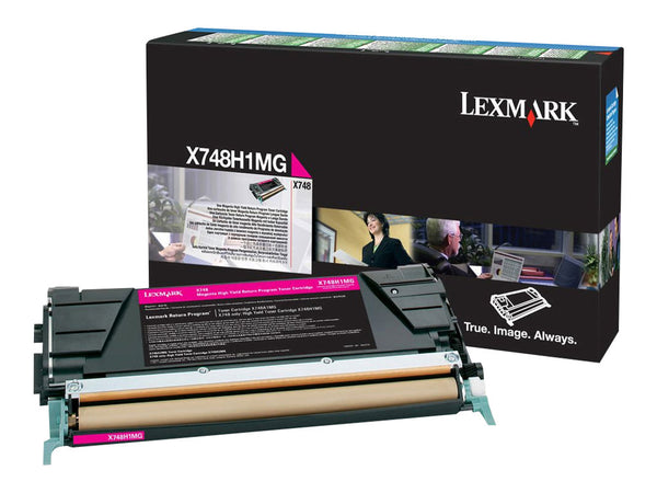 LEXMARK X748 10K cartouche de toner magenta haute capacité 10.000 pages pack de 1 With returnprogram