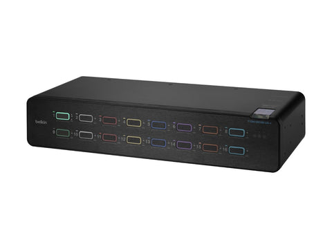 BELKIN 16-Port Single Head DP/HDMI to DP/HDMI Video Secure Desktop KVM Switch PP4.0