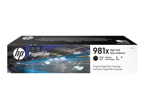 HP 981X original High Yield Black PageWide Cartridge L0R12A