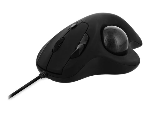 TNB ERGO - Souris ergonomique trackball filaire USB-A + USB-C - noir