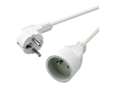 MCL Schuko extension cable - 5m White