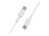 BELKIN BOOST CHARGE USB-C to USB-C 2.0 Cable PVC 1M White