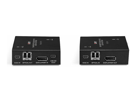 LINDY 300m Fibre Optic DisplayPort 1.2 & USB KVM Extender