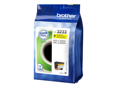 BROTHER LC-3233Y Yellow Ink 1500 pages