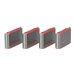 LINDY USB C Port Blocker Key Red