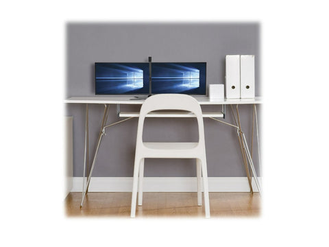 EATON TRIPPLITE Dual-Monitor Desktop Mount Stand for 13inch to 7inch Flat-Screen Displays