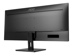 AOC U34E2M  Écran LED - 34" - 3440 x 1440 WQHD @ 100 Hz - VA - 300 cd/m² - 4000:1 - 4 ms - 2xHDMI, DisplayPort - noir