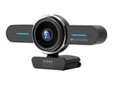 PORT DESIGNS Mini 4K Conference Cam With Autoframing Professional Webcam With Integrated Microphone Ultra High-Resolution Camera