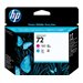 HP NO72 TETE D IMPRESSION CYAN