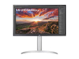 LG 27UP850K-W.AEU Écran LED - 27p - 3840 x 2160 4K UHD - IPS - 400 cd/m² - 1200:1 - DisplayHDR 400- 5ms - 2xHDMI, DP hauts parleurs