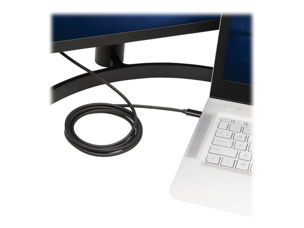 EATON TRIPPLITE USB-C to DisplayPort Bi-Directional Active Adapter Cable M/M 4K 60 HDR Locking DP Connector 6ft. 1.8m