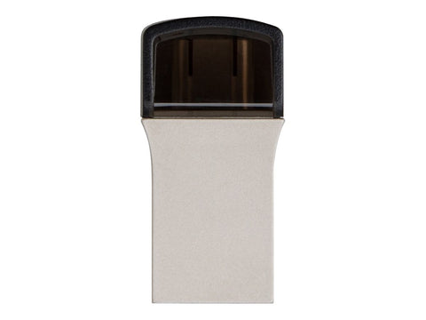 TRANSCEND 64Go Clé USB3.1 Gen 1- On The Go - Type A et C - Argentée