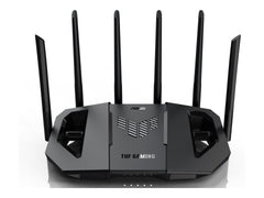 ASUS TUF Gaming BE6500 Dual Band WiFi 7 Router 4K-QAM Multi-Link Operation MLO Quad 2.5GbE port