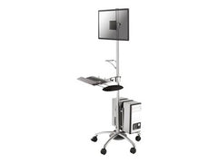 NEOMOUNTS MOBILE WORKPLACE FLOOR STAND