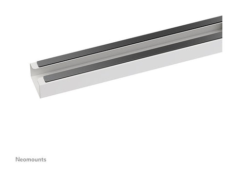 NEOMOUNTS Magnetic Cable Cover for sit/stand desk frames screw mounted magnetic channel white