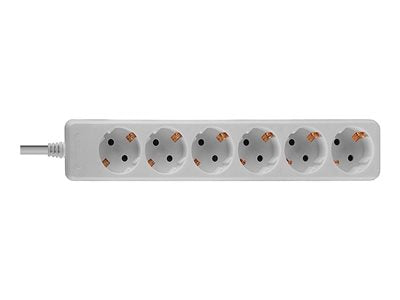 LINDY Mains 6 way gang socket