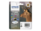 EPSON 1LB T1306 ink cartridge tri-colour extra high capacity 3 x 10.1ml 3-pack RF-AM blister DURABrite Ultra Ink w/s
