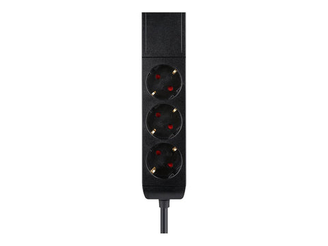 NEOMOUNTS VOLT Desk Clamp socket with Quick-charge USB Ports clamp 0-50mm 3x type-F 230V 1x USB-A 18W 2x USB-C 20W