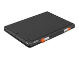 LOGITECH Slim Folio for iPad 7th & 8th generation - Graphite - Fra