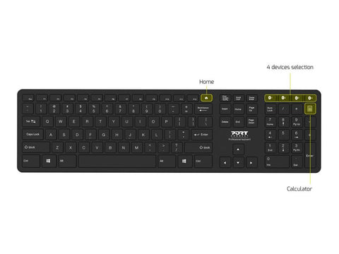 PORT DESIGNS US Keyboard Office Pro Bluetooth US