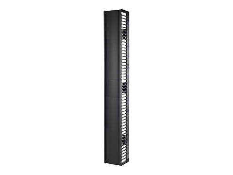 APC ValueLine Vertical Cable Manag 2 and 4 Post Racks 96p H X 12inch W Single-Sided with Door