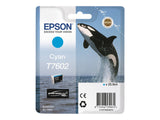 EPSON T7602 cartouche dencre cyan haute capacité 25,9ml 2196 pages pack de 1