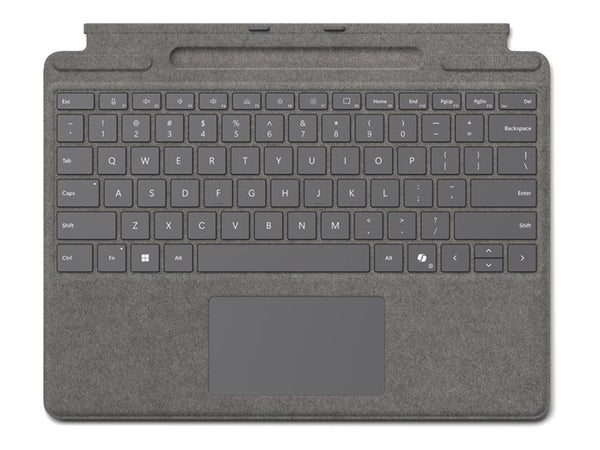 MICROSOFT Surface - Keyboard - Clavier - Trackpad - Encoche Pen - Surface Pro 8/9/10/11 - Copilot Ready - AZERTY - Platine