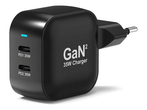 PORT DESIGNS Wall Charger Type-C PD 35W GaN + CtoC Cable 2m - EU