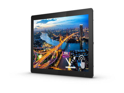 PHILIPS 152B1TFL/00 15p moniteur TActile 1024 x 768 XGA @ 75 Hz - TN - 450 cd/m² - 800:1 - 4 ms - HDMI, DVI-D, VGA, DisplayPort