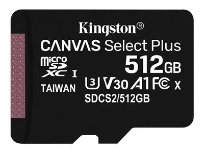 KINGSTON 512GB microSDXC Canvas Select A