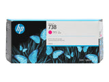 HP 738 300-ml Magenta DesignJet Ink Cartridge