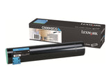 LEXMARK C935 cartouche de toner cyan capacité standard 24.000 pages pack de 1