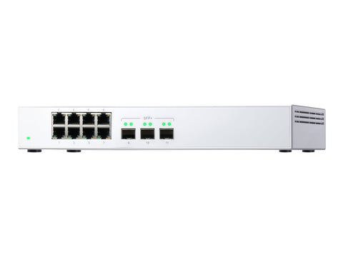 QNAP QSW-308S Eight 1GbE NBASE-T Ports Three 10GbE SFP+ Unmanage Switch