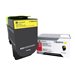 LEXMARK Standard Yellow Toner Cartridge