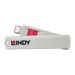 LINDY USB C Port Blocker Key Red