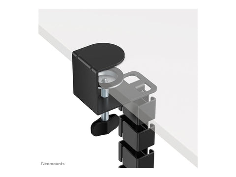 NEOMOUNTS Cable Spine Organizer for sit/stand desk frames clamp mounted black