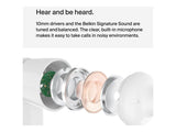 BELKIN SOUNDFORM - Headphones with USB-C Connector White