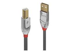 LINDY 0.5m USB 2.0 Type A/B Cable Cromo