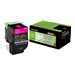 LEXMARK 80C20M0 return toner magenta