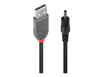 LINDY Cable USB A male - DC 3.5/1.35mm