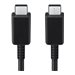SAMSUNG Cable USB-C to USB-C 45W 5A Blck