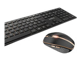 CHERRY DW 9100 Slim Wireless Keyboard and Mouse Black/Bronze (EU)